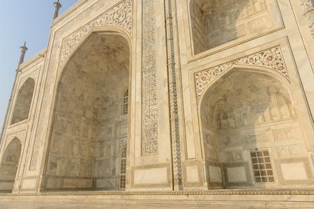 Taj Mahal in Agra Indiaの写真素材