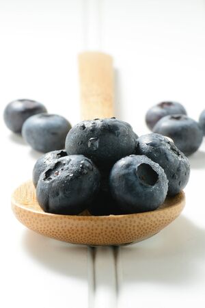 Fresh Blueberries Close Upの写真素材