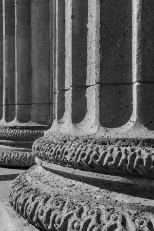 Classic Pillar Close Upの写真素材