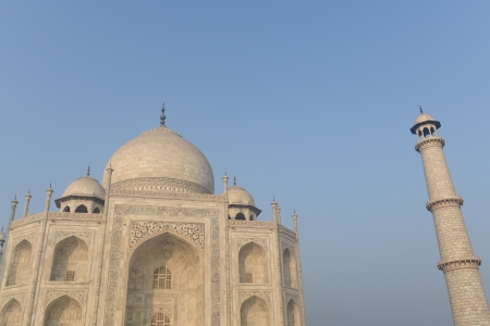 Taj Mahal in Agra Indiaの写真素材