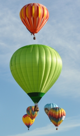 RENO, NEVADA USA - SEPTEMBER 08: The Great Reno Balloon Race on September 08 2012, in Reno Nevada. It is the largest free hot air ballooning event in the nation.のeditorial素材