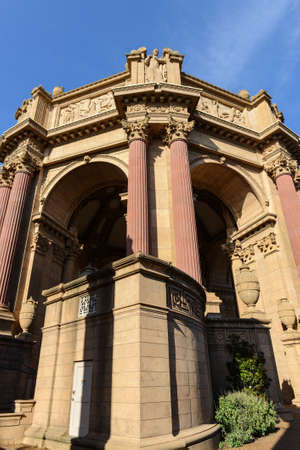 Palace of Fine Art in San Francisco Californiaのeditorial素材