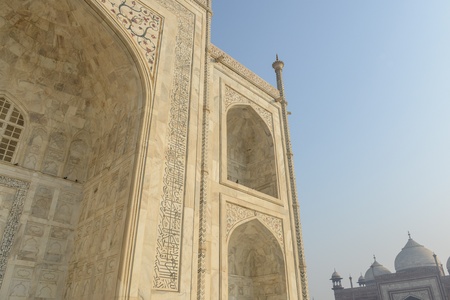 Taj Mahal in Agra Indiaの写真素材