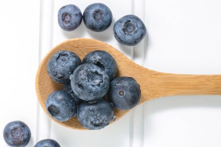 Fresh Blueberries Close Upの写真素材