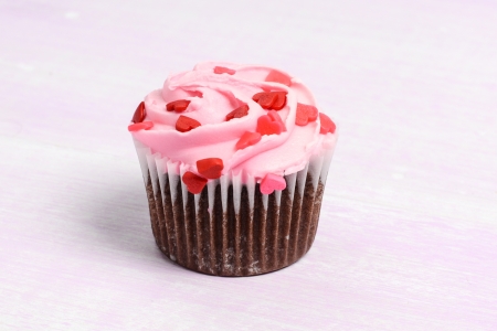 Pink Cupcakeの写真素材