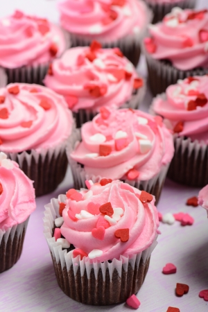 Pink Cupcakesの写真素材