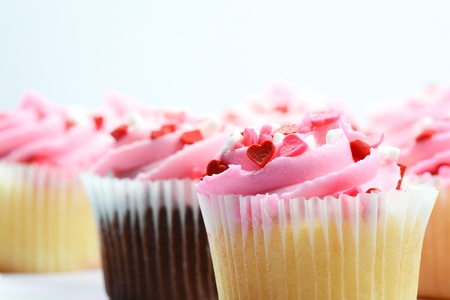 Pink Cupcakesの写真素材