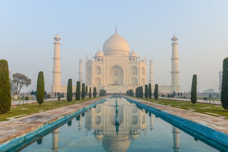 Taj Mahal in Agra Indiaのeditorial素材