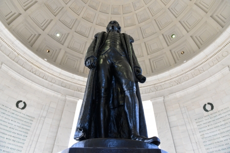 Thomas Jefferson Statueの写真素材