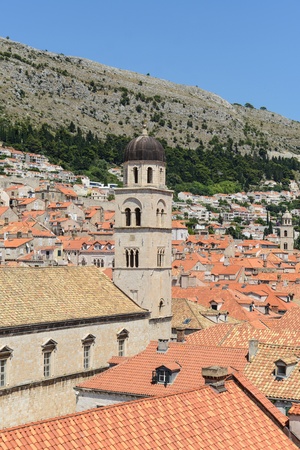 Homes in Dubrovnik Croatiaの写真素材
