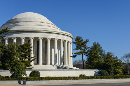 Jefferson Memorial in Washington DCの写真素材