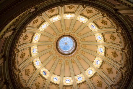California State Capitol Interior of Rotundaのeditorial素材