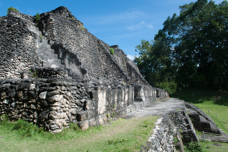 Mayan Ruin Xunantunich in Belizeの写真素材