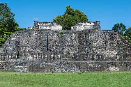 Xunantunich Mayan Ruin in Belizeの写真素材