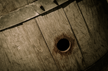 Oak Wine Barrelの写真素材