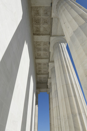 Pillars at Lincoln Memorialのeditorial素材