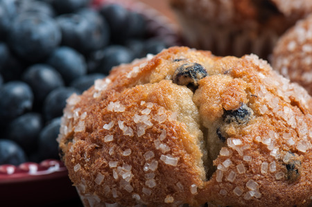 Blueberry Muffinの写真素材