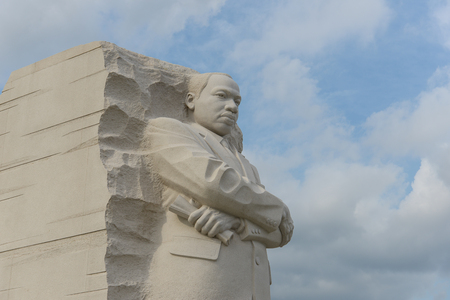 WASHINGTON, DC - AUGUST 20: Memorial to Dr. Martin Luther King on August 20, 2012. The memorial is America's 395th national park.のeditorial素材