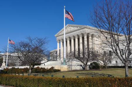 Supreme Court Building in Washington DCの写真素材