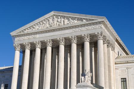 Supreme Court Building in Washington DCの写真素材