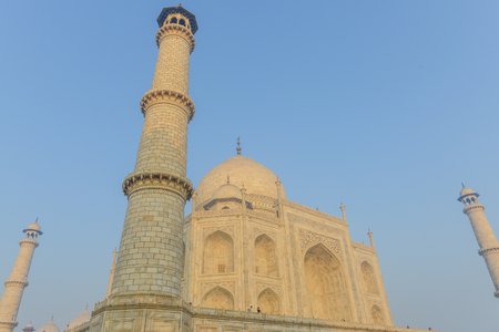 Taj Mahal in Agra Indiaの写真素材