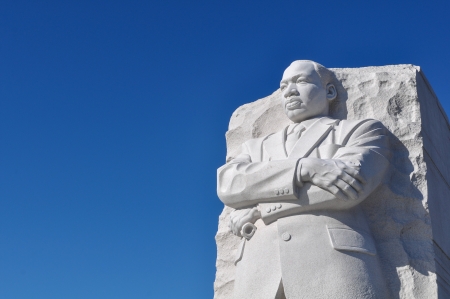 WASHINGTON, DC - AUGUST 20: Memorial to Dr. Martin Luther King on August 20, 2012. The memorial is America's 395th national park.のeditorial素材