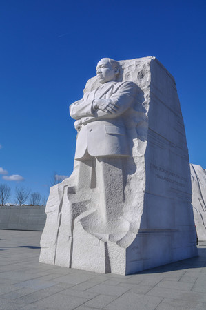 WASHINGTON, DC - AUGUST 20: Memorial to Dr. Martin Luther King on August 20, 2012. The memorial is America's 395th national park.のeditorial素材