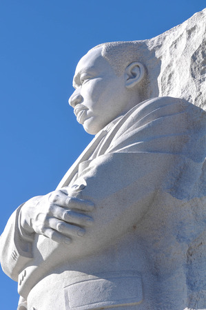 WASHINGTON, DC - AUGUST 20: Memorial to Dr. Martin Luther King on August 20, 2012. The memorial is America's 395th national park.のeditorial素材