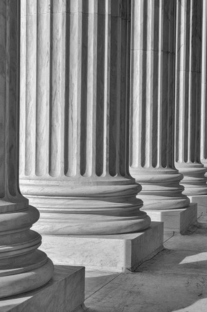 pillars in line