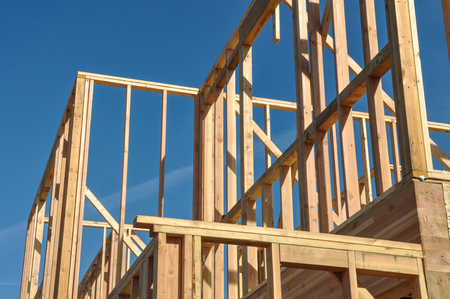 New Home Under Constructionの写真素材