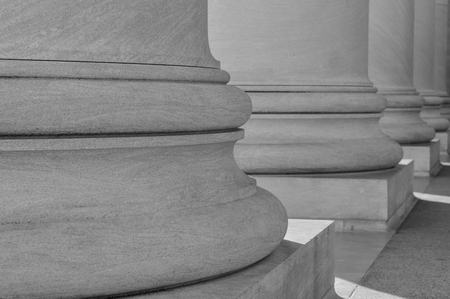 Pillars in Black and White