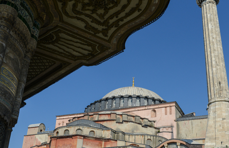 Hagia Sophia in Istanbul Turkeyの写真素材