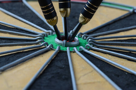 Dartboard Close Upの写真素材