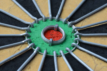 Dartboard Close Upの写真素材