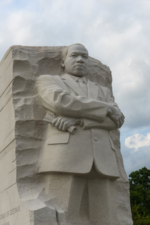 WASHINGTON, DC - AUGUST 20: Memorial to Dr. Martin Luther King on August 20, 2012. The memorial is America's 395th national park.のeditorial素材