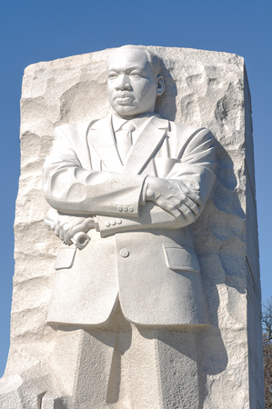 WASHINGTON, DC - AUGUST 20: Memorial to Dr. Martin Luther King on August 20, 2012. The memorial is America's 395th national park.のeditorial素材