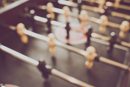 Blurred Foosball Table with vintage