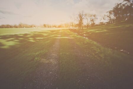 Blurred Nature Background with Style Filterの写真素材