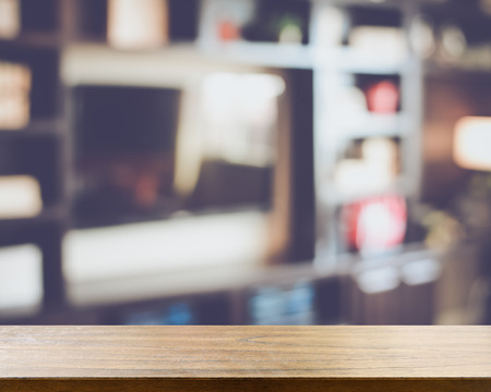 Blurred Home Entertainment Center with Retro Style Filterの写真素材