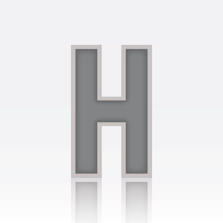 English alphabet on white backgroundのイラスト素材