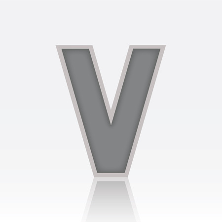 English alphabet on white backgroundのイラスト素材