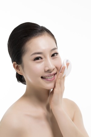 Beautiful Asian Woman/ Skin Care & Beauty Conceptの写真素材