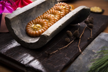 Oriental Style New Year Concept Objectの写真素材