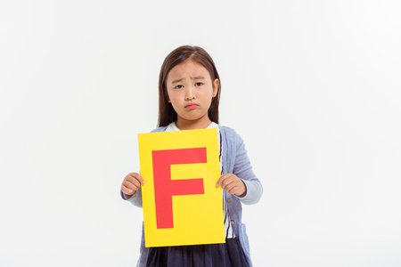 Asian Family Portrait / Isolated on Whiteの写真素材