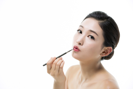 Beautiful Asian Woman / Beauty Conceptの写真素材