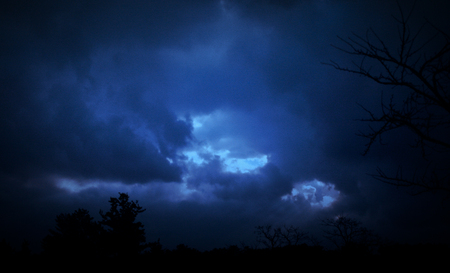 Halloween Background - Spooky Dark Sky