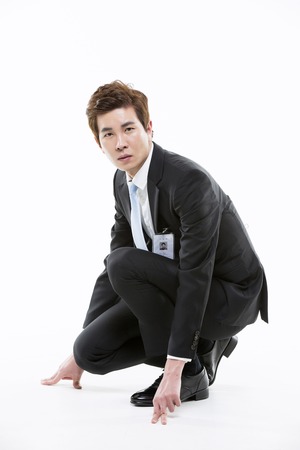 Motivated Young Asian Job Seekersの写真素材