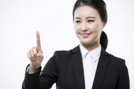 Motivated Young Asian Job Seekersの写真素材
