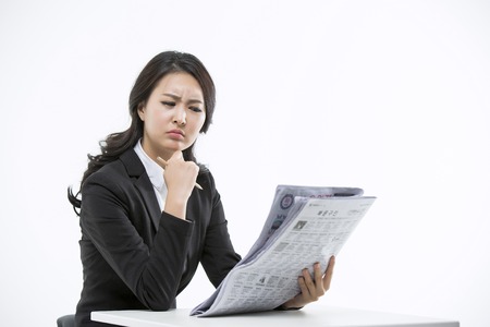 Motivated Young Asian Job Seekersの写真素材