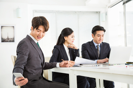 Different aspects of young working peopleの写真素材